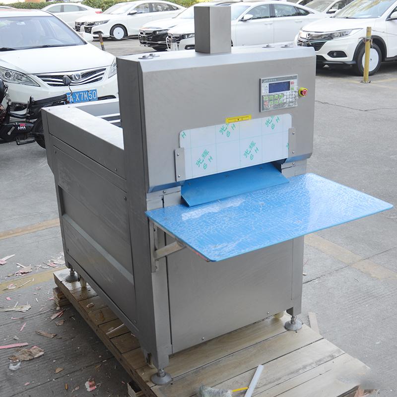 做羊肉卷、小肥牛的來看看這臺會自動送料切薄片的羊肉切卷機
